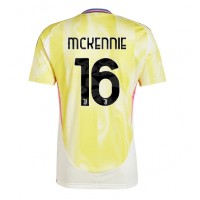 Camiseta Juventus Weston McKennie #16 Segunda Equipación Replica 2024-25 mangas cortas